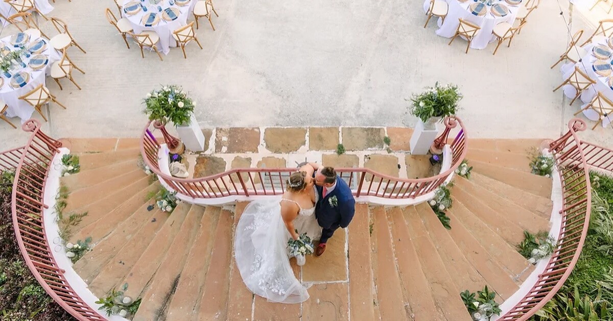 Esküvői fotózás drónnal